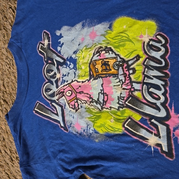 Loot Llama Shirt Size Small  6/7 - Picture 2 of 3